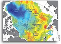 NASA Finds Russian Runoff Freshening Canadian Arctic