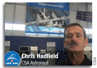Chris Hadfield Trains at the European Astronaut Centre