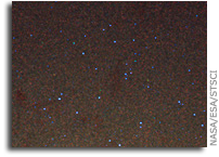 Rare, Ultra-Blue Stars Found In Neighboring Galaxy's Hub