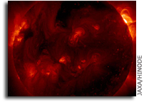 Large X-class Flare Erupts on the Sun on 27 January 2012