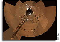 Dusty Mars Rover's Self Portrait