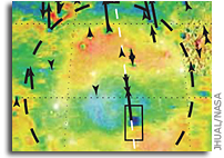 Messenger Provides New Look at Mercury's Landscape, Metallic Core, and Polar Shadows