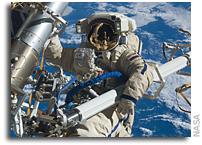 Images: Space Station EVA Performed by Russian Cosmonauts 