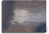Photo: Dust Storm Near White Sands National Monument As Seen From Space