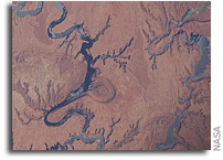 Photo: Lake Powell and the Rincon As Seen From Orbit