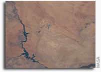 Image: Toshka Lakes in Southern Egypt As Seen From Space