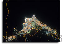 Photo: Kuwait City As Seen From Orbit