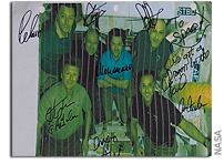 Photo: Autographed Photo Left Inside Dragon By Space Station Crew