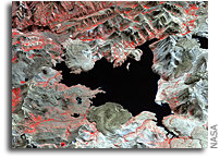 Photo: Volcano Laguna del Maule As Seen From Space