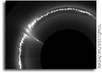 NASA Cassini Sees New Objects in Saturn's F Ring