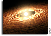 Gas Ring Around Young Star Raises Questions