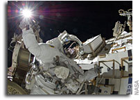 Photo: Sunita Williams Walking in Space