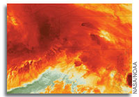 Detailed Satellite Imagery of Severe Storm