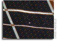 Small Hole Discovered in Space Station Solar Panel