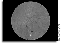 Map of Enceladus' South Pole
