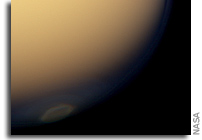 Ice Cloud Indicates Fall at Titan's South Pole