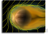 When a Planet Behaves Like a Comet