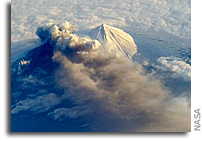 Image: Pavlof Volcano As Seen From ISS