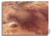 Mars Kasei Valles Perspective View