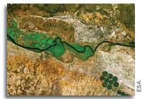 Earth from Space: Okavango River