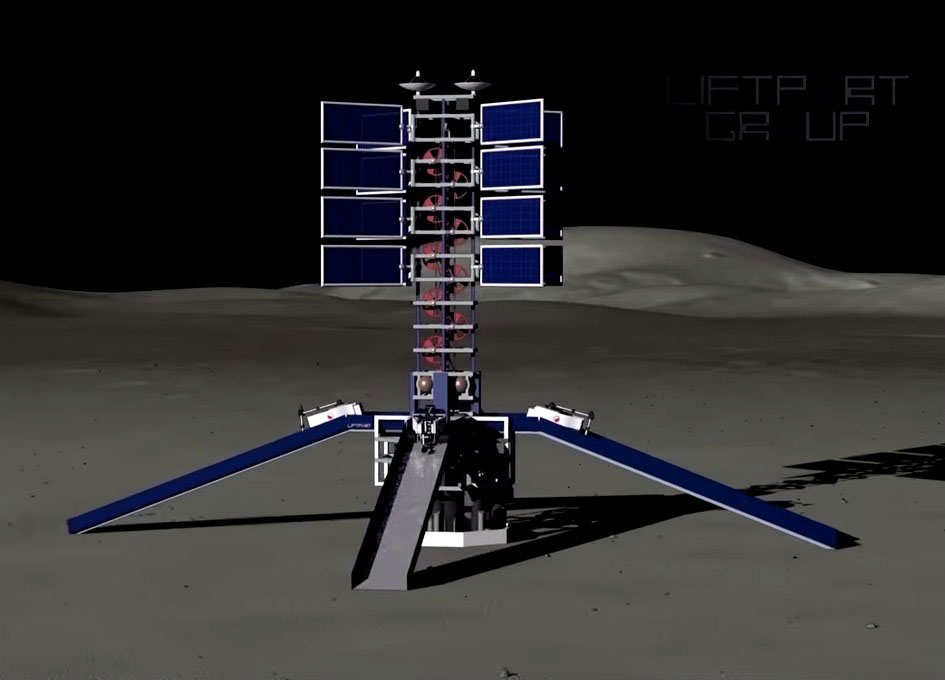 Video Lunar Space Elevator Infrastructure Overview SpaceRef