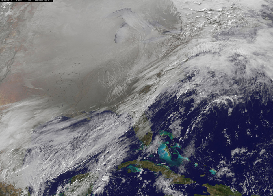The Polar Vortex Sweeps Into America SpaceRef