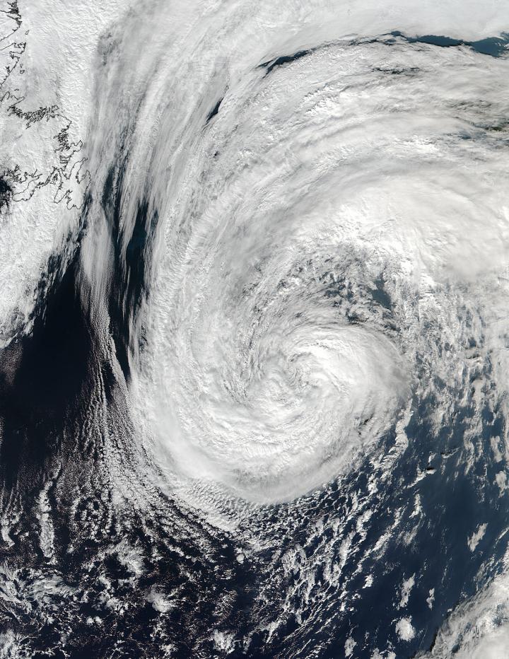 NASA Sees Tropical Storm Nicole Going extra tropical 