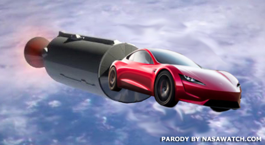 12+ Tesla Car In Space Picture PNG