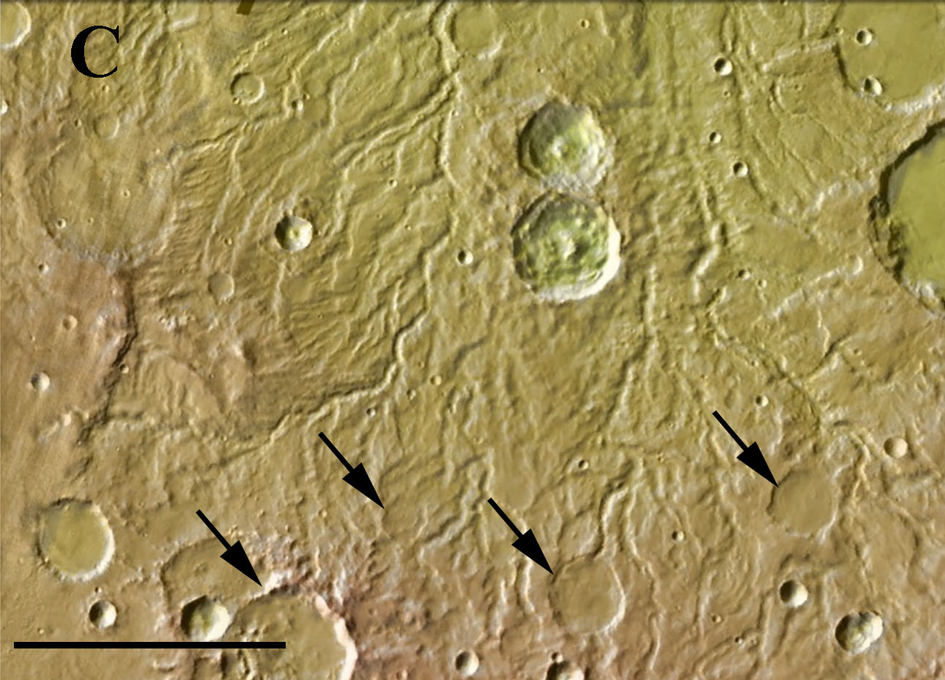 Rain may have shaped Mars surface