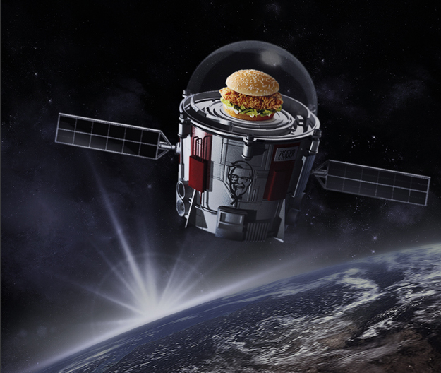 KFC is sending a Chicken Sandwich into space