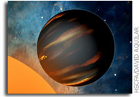 Absence of Water in Distant Planet's Atmosphere Surprises Astronomers