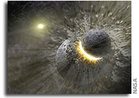 Spitzer Sees Dusty Aftermath of Pluto-Sized Collision