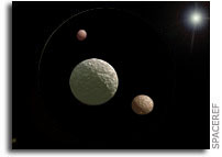 Satellites of the largest Kuiper belt objects
