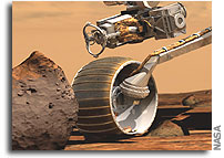 Rover Wheel Holes to be Used to Study Mars