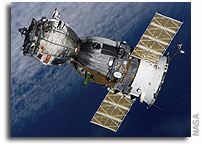 Space Station Expedition 13 Crew Undocks, Heads Back to Earth